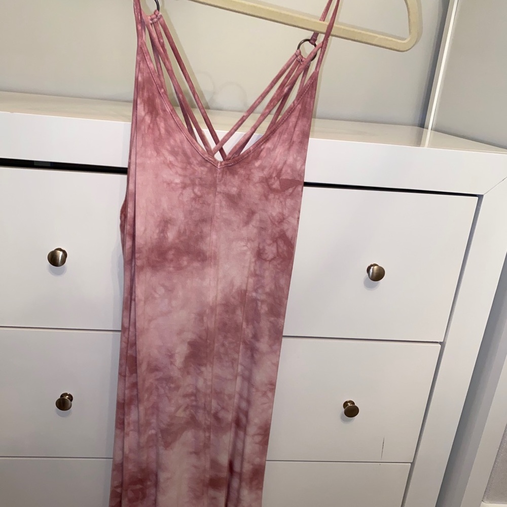 Pink marble dress